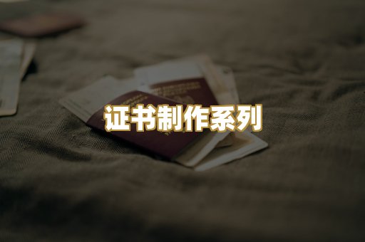证书制作系列